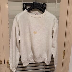 Obey Cream Sweatshirt with Subtle Logo